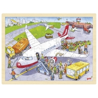 GOKI - At the Airport Puzzle 96pc