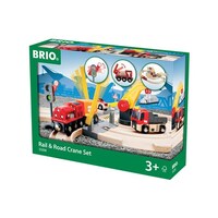 BRIO - Rail & Road Crane Set (26 pieces)