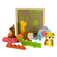 Kiddie Connect - Wild Animal Chunky Puzzle