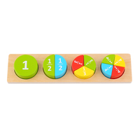 Tooky Toy - Fraction Round Block Puzzle