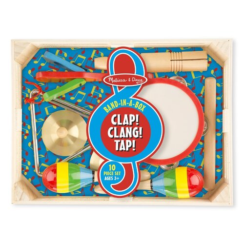 Melissa & Doug - Band-in-a-Box - Clap! Clang! Tap!