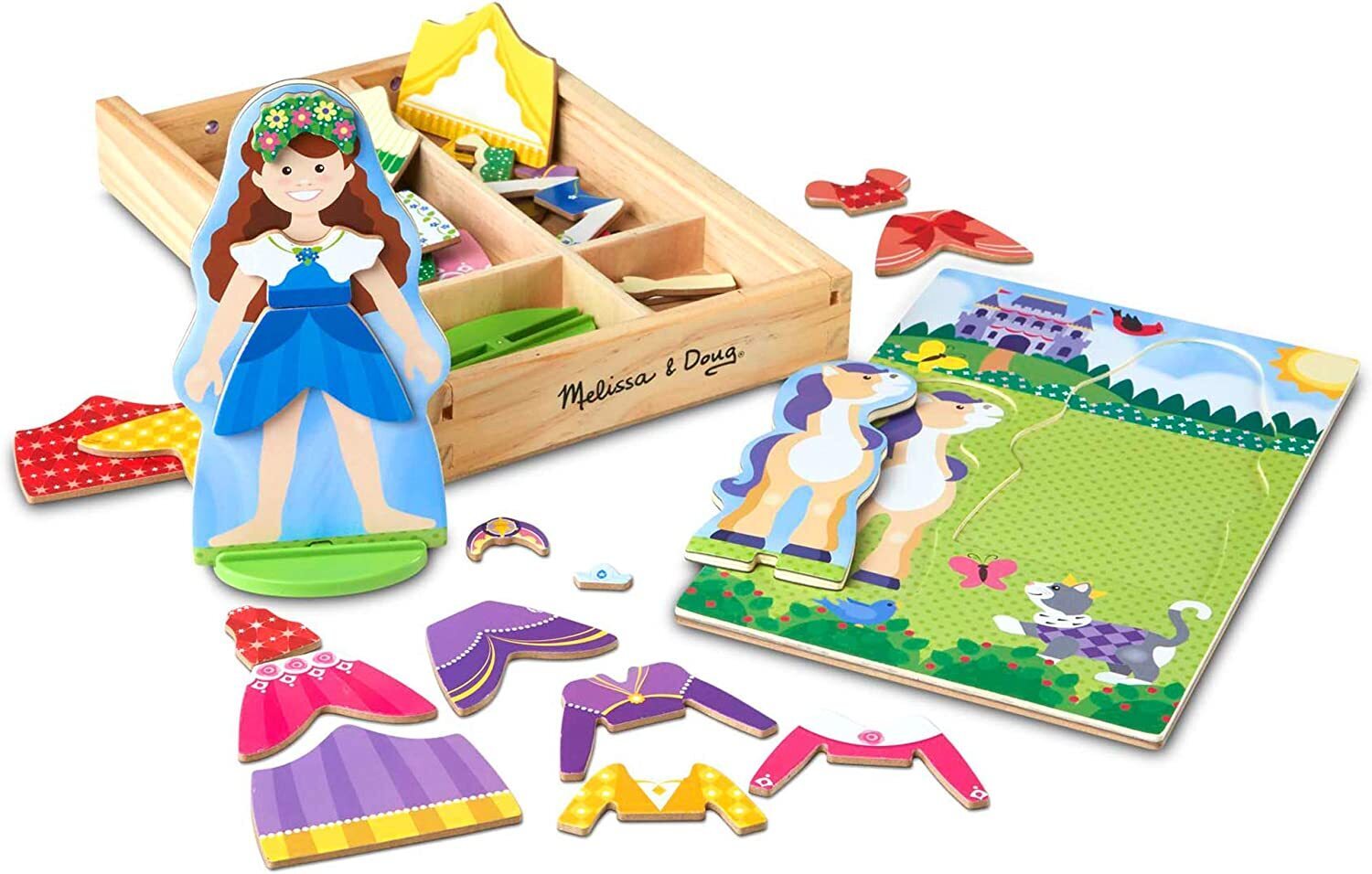 Buy Melissa Doug Princess Magnetic Dress Up Play Set