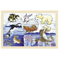 GOKI - Arctic Animals Puzzle 24pc