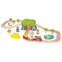 Bigjigs - Farm Train Set 44pcs