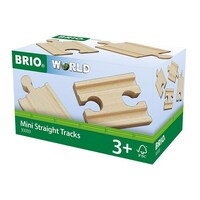 BRIO - Mini Straight Tracks (4 pieces)