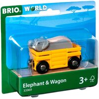 BRIO - Elephant and Wagon