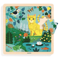 Djeco - Lily Puzzlo Wooden Puzzle 16pc