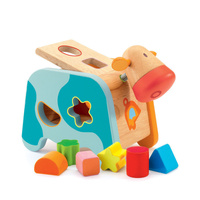 Djeco - Maggy Shape Sorting Cow (DAMAGED BOX)