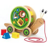 Hape - Walk-A-Long Snail Shape Sorter