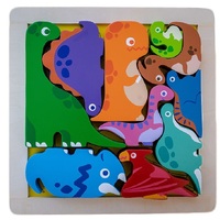 Kiddie Connect - Dinosaur Chunky Puzzle 10pc