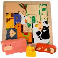 Kiddie Connect - Farm Animal Chunky Puzzle