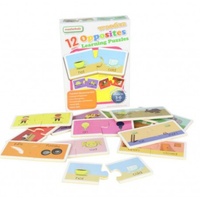 Masterkidz - Wooden Learning Puzzle Opposites