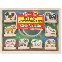 Melissa & Doug - My First Wooden Stamp Set - Farm Animals