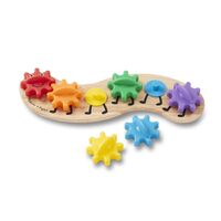 Melissa & Doug - Rainbow Caterpillar Gear Toy