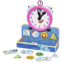 Melissa & Doug - Blue's Clues & You - Tickety Tock Wooden Magnetic Clock