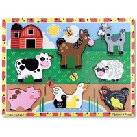 Melissa & Doug - Farm Animals Chunky Puzzle 8pc