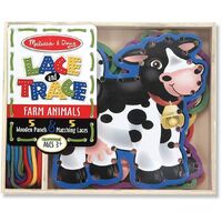 Melissa & Doug - Lace & Trace Farm Animals