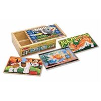 Melissa & Doug - Pets Jigsaw Puzzles in a Box 12pc