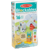 Melissa & Doug - Blockables Farm Friends 16pc