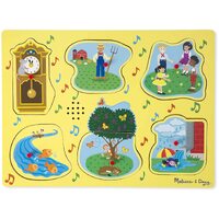 Melissa & Doug - Nursery Rhyme Sound Puzzle (Yellow) - 6pc