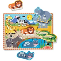 Melissa & Doug - Safari Peg Puzzle