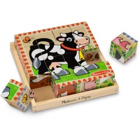 Melissa & Doug - Farm Cube Puzzle - 16pc