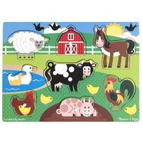 Melissa & Doug - Farm Peg Puzzle