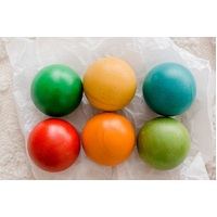 Qtoys - Coloured Wooden Balls (set of 6)