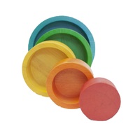 Qtoys - Natural Coloured Stacking and Nesting Bowls