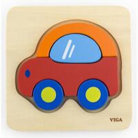 Viga Toys - Mini Block Puzzle - Car