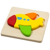 Viga Toys - Mini Block Puzzle - Plane