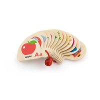 Viga Toys - Mini Wooden Alphabet Book