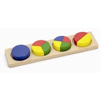 Viga Toys - Fraction Maths Blocks