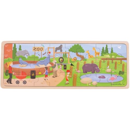 Bigjigs - At the Zoo Puzzle 24pc