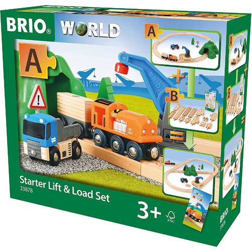 BRIO - Starter Lift & Load Set (19 pieces)