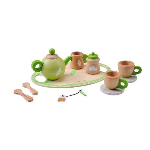 Everearth - Wooden Tea Set