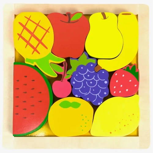 Kiddie Connect - Fruit Chunky Puzzle