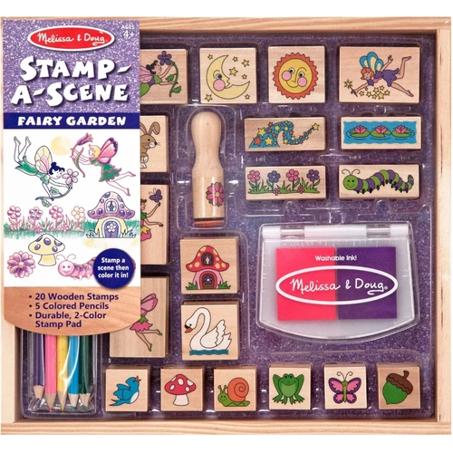 Melissa & Doug - Stamp A Scene - Fairy Garden