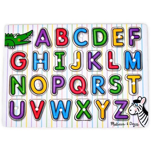 Melissa & Doug - See-Inside Alphabet Peg Puzzle
