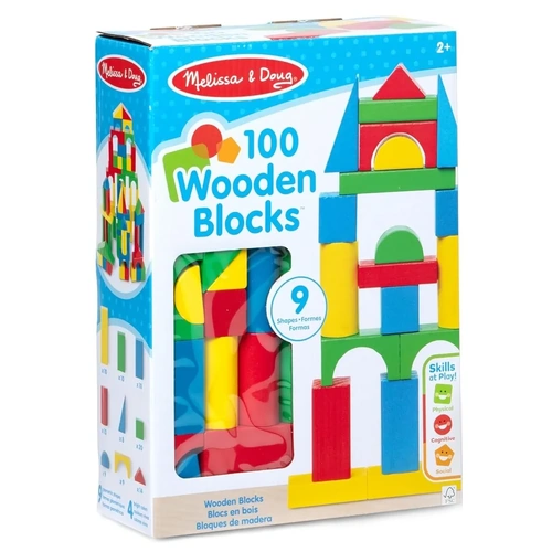Melissa & Doug - 100 Wooden Blocks