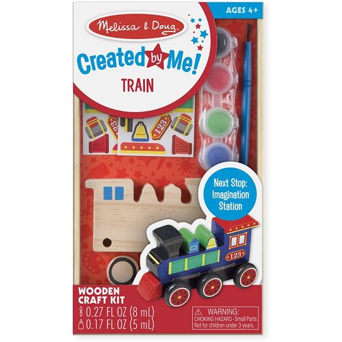 Melissa & Doug - Decorate Your Own Wooden Train