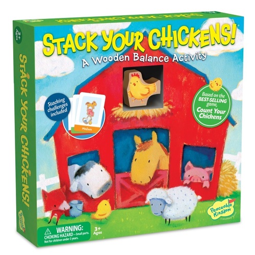 Peaceable Kingdom - Stack Your Chickens! Game