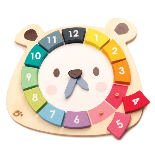 Tender Leaf - Bear Colours Clock